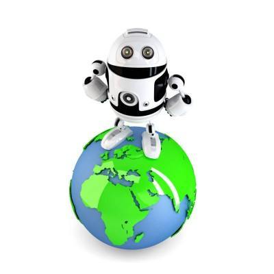 robot posicionamiento mundo